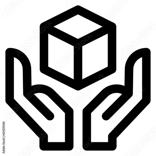 Handle with Care Icon Symbol For Packaging Design Standart