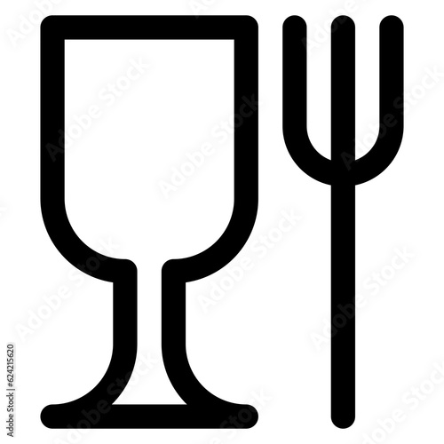 Fragile Icon Symbol For Packaging Design Standart