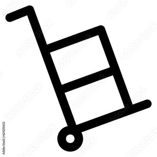 Trolley Cart Icon Symbol For Packaging Design Standart