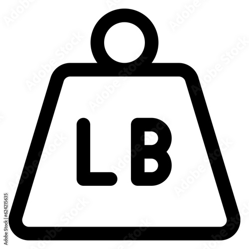 Pound Icon Symbol For Packaging Design Standart