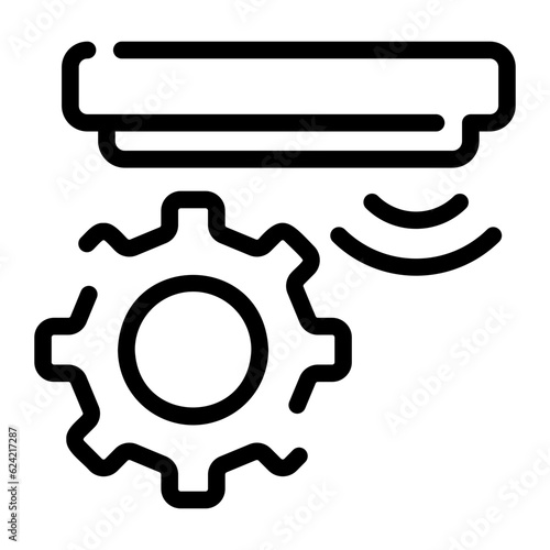 mechanical line icon