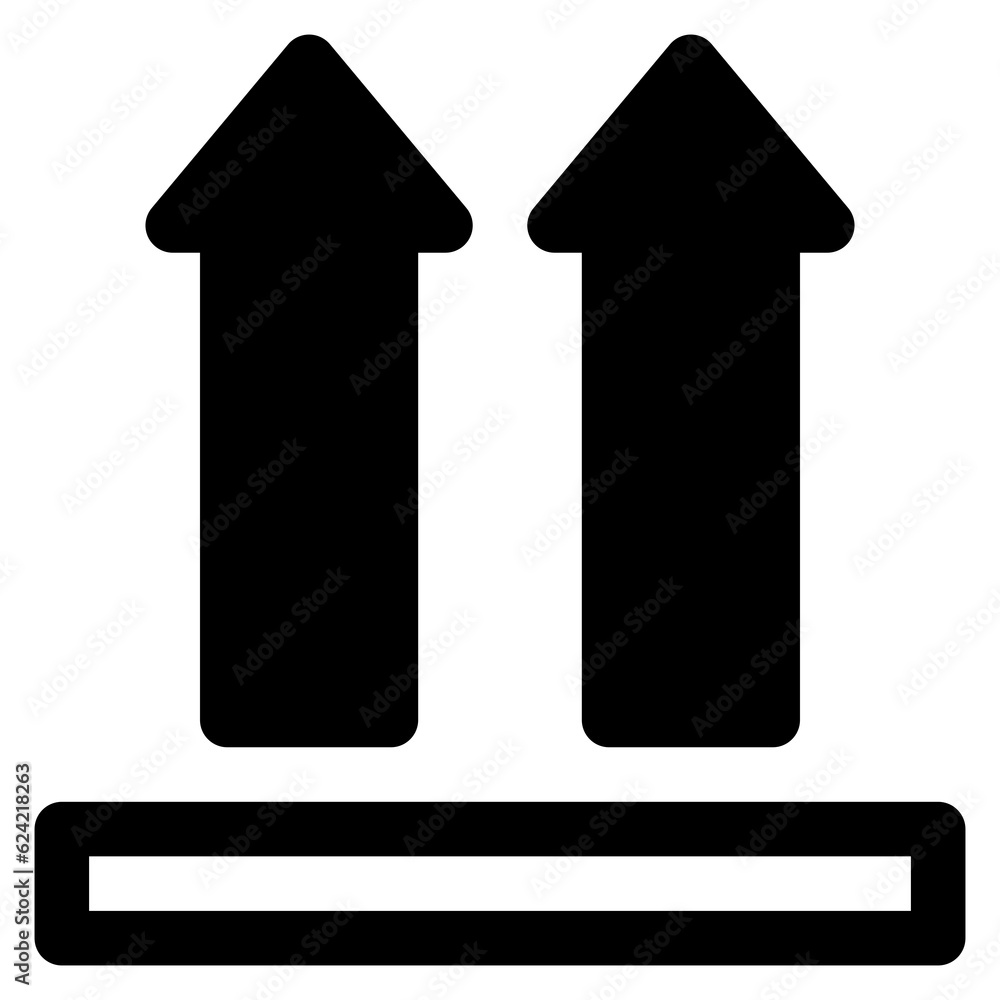 Up Side Arrow Icon Symbol For Packaging Design Standart Up Side Arrow Icon Symbol For Packaging Design Standart