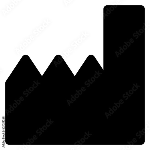 Factory Icon Symbol For Packaging Design Standart