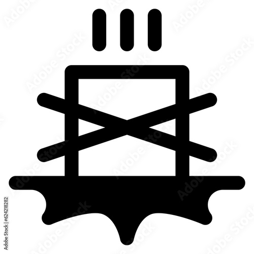 Do Not Drop Icon Symbol For Packaging Design Standart