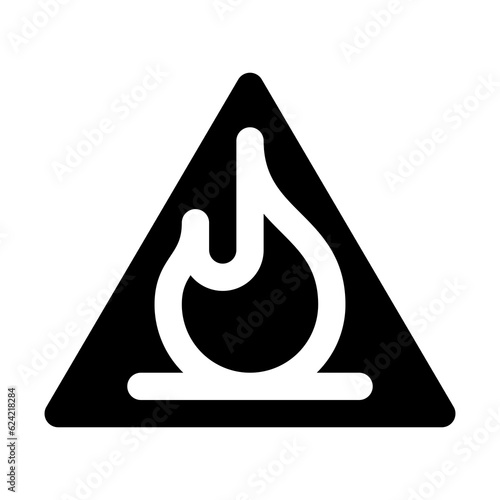 flammable Icon Symbol For Packaging Design Standart