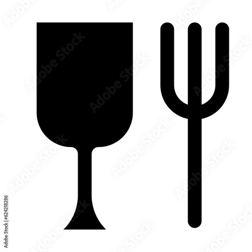 Fragile Icon Symbol For Packaging Design Standart
