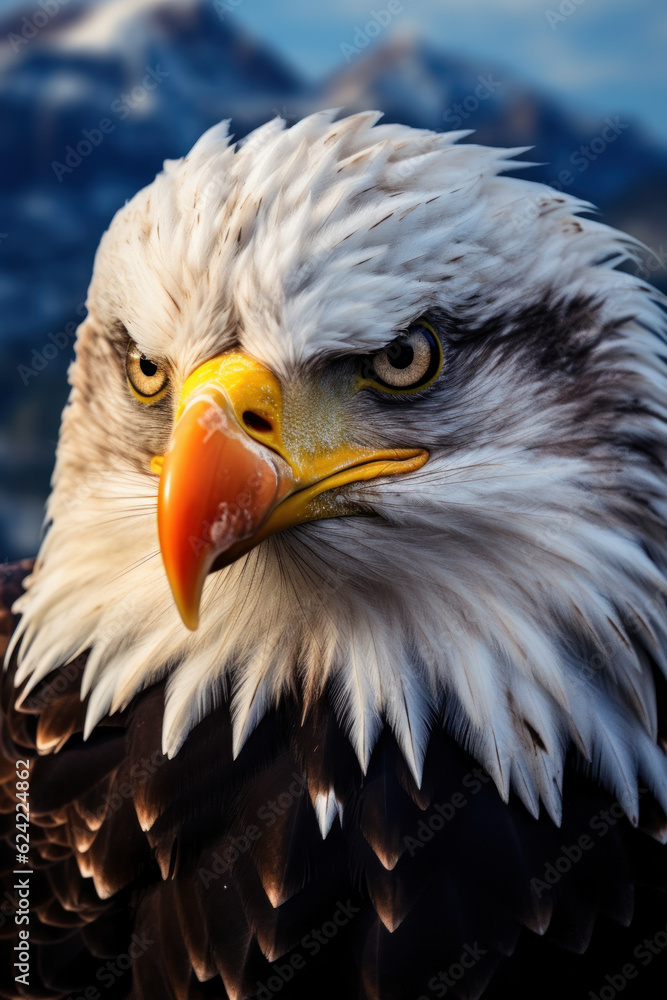 Bald Eagle, Wildlife Photography, Generative AI Bald Eagle, Wildlife Photography, Generative AI