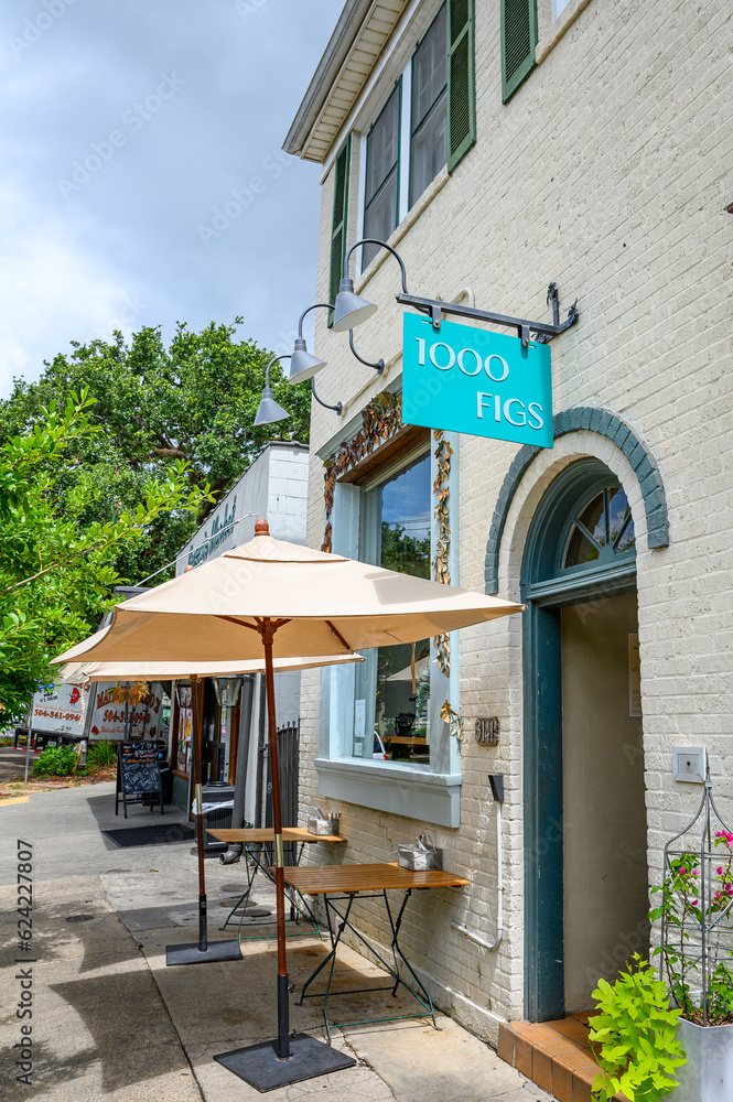 Front of 1000 Figs Restaurant on Esplanade Avenue in Mid City on July 8