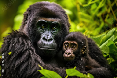 Gorilla, Wildlife Photography, Generative AI © Vig