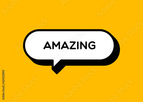 Amazing Speech Bubble With Outline