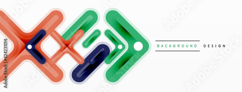 Minimal geometric background cross line. Design for wallpaper, banner, background, landing page, wall art, invitation, prints, posters