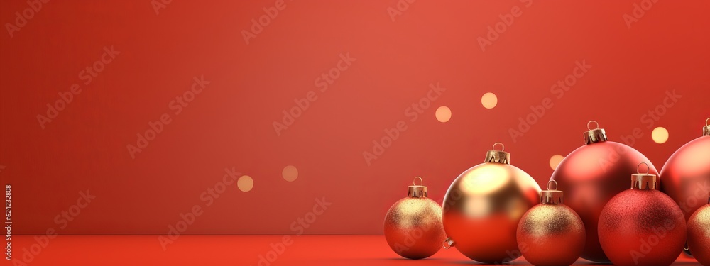 Merry Christmas and New Year background, Xmas Happy Holiday Celebration. Generative Ai