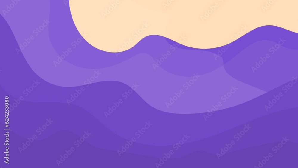 purple color beach waves abstract background