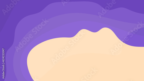 purple color beach waves abstract background