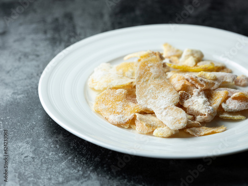 Sugared Dried Ginger Slices