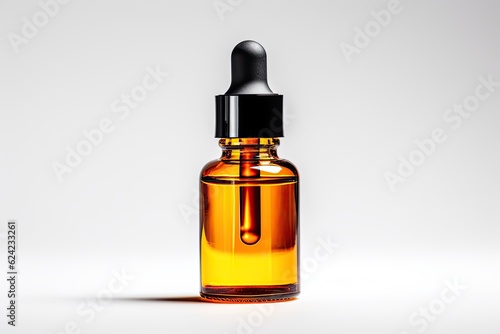Wallpaper Mural Essential serum oil in amber dropper bottle isolate on white background Torontodigital.ca