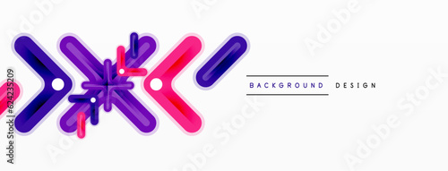 Minimal geometric background cross line. Design for wallpaper, banner, background, landing page, wall art, invitation, prints, posters