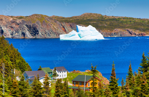 Iceberg off the coast of Newfoundland, Canada photo