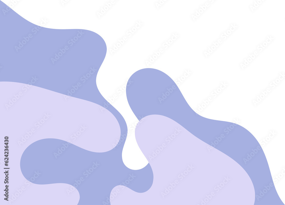 blue cream wavy corner. fluid corner illustration blue cream wavy corner. fluid corner illustration