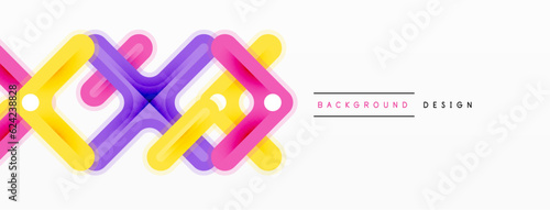 Minimal geometric background cross line. Design for wallpaper, banner, background, landing page, wall art, invitation, prints, posters