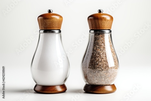 Salt or pepper shaker isolated on white background