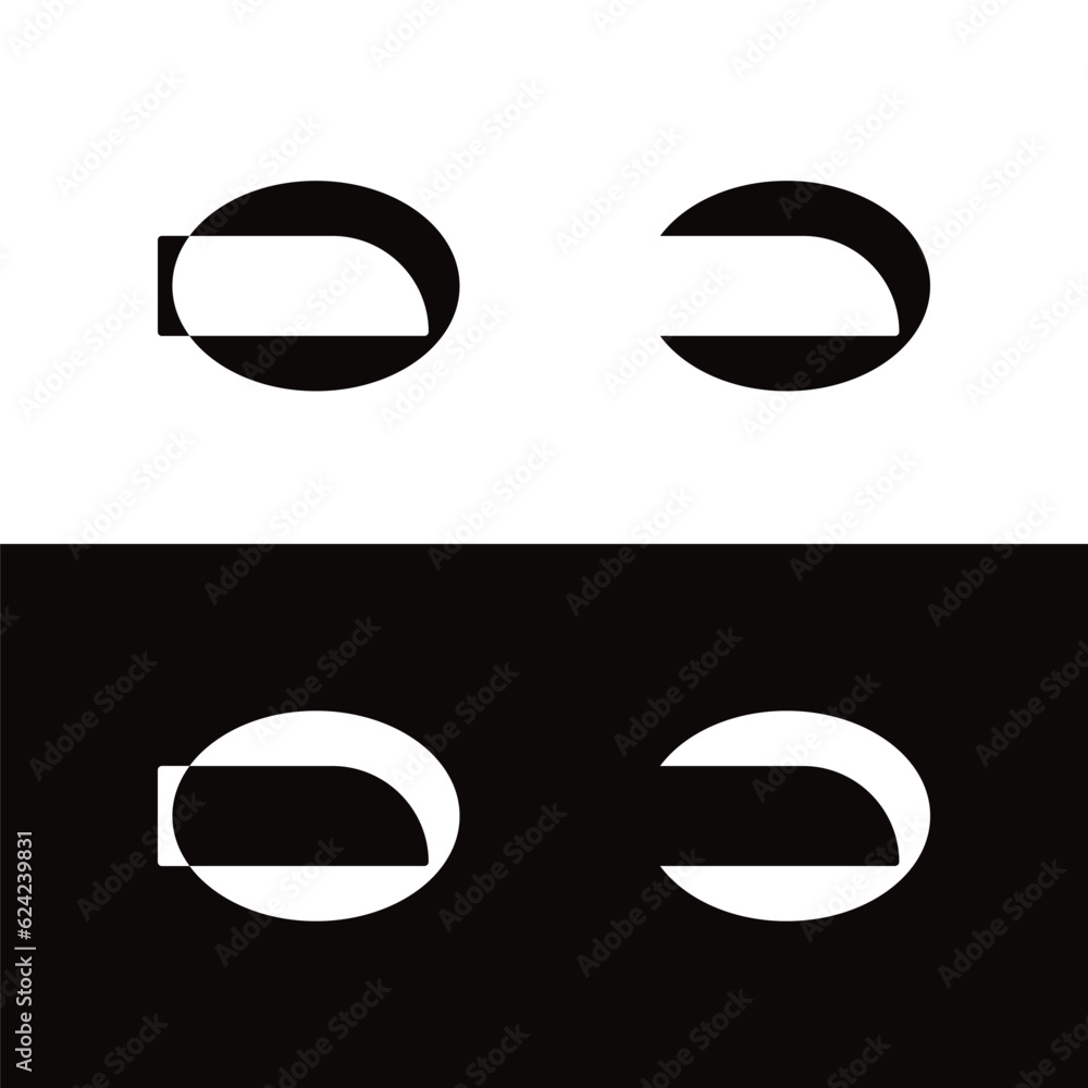 Circle vector logo template design . Circle silhouette illustration Circle vector logo template design . Circle silhouette illustration