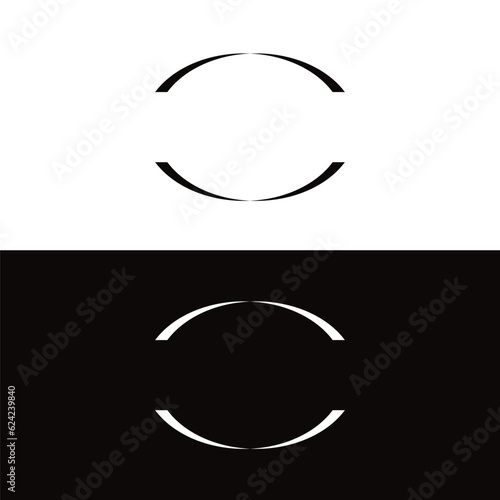 Circle vector logo template design . Circle icon illustration
