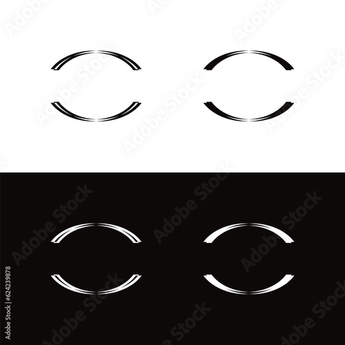 Wallpaper Mural Circle vector logo template design . Circle icon illustration Torontodigital.ca