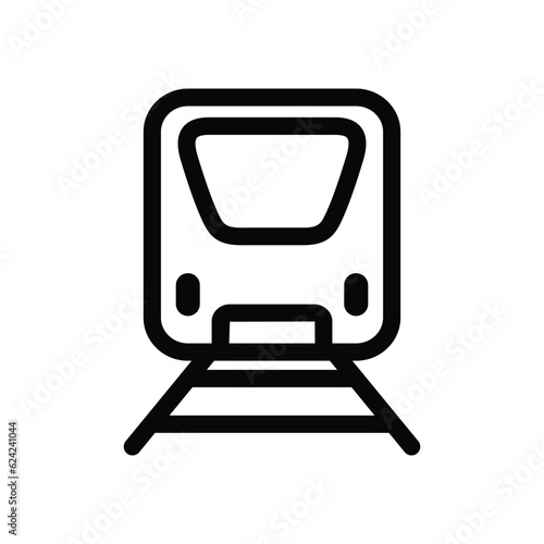 Travel subway station vector icon