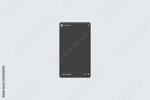 Instagram Social Media Story Template, Instagram Story Profile, Account Instagram Highlight