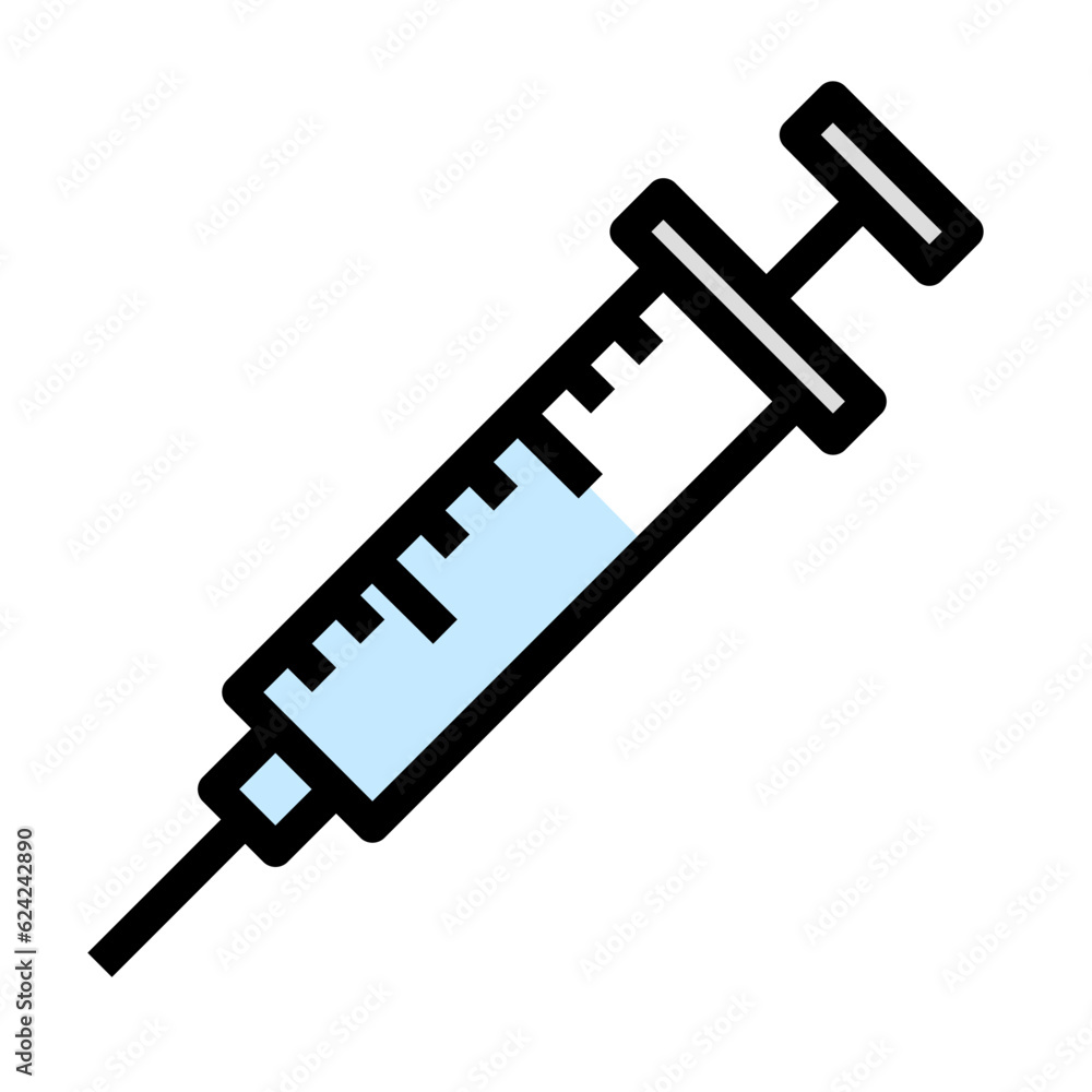 syringe flat icon syringe flat icon