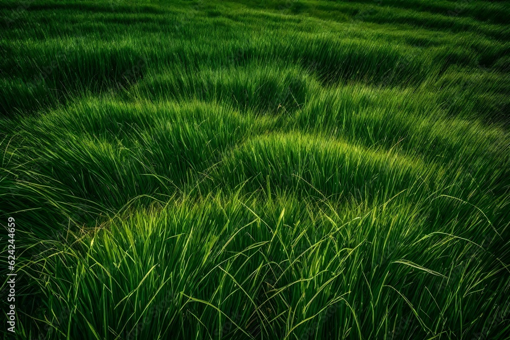 green wheat field green wheat field