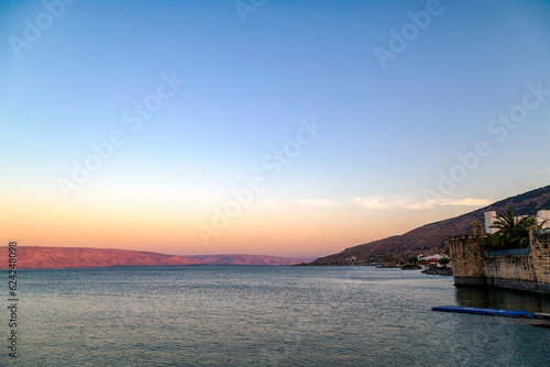Fototapeta Sea of Galilee in Israel - the lowest freshwater lake on Earth