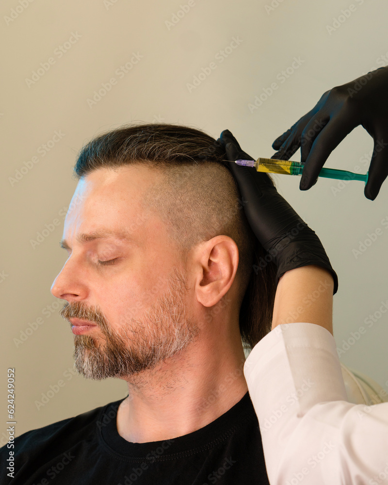 Fototapeta premium PRP therapy and plasma lift treatment