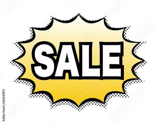 SALE：英語のポップアイコン（金色）