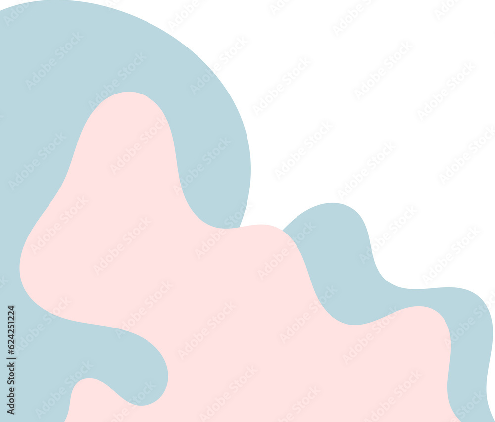 blue pink wavy corner. fluid corner illustration blue pink wavy corner. fluid corner illustration