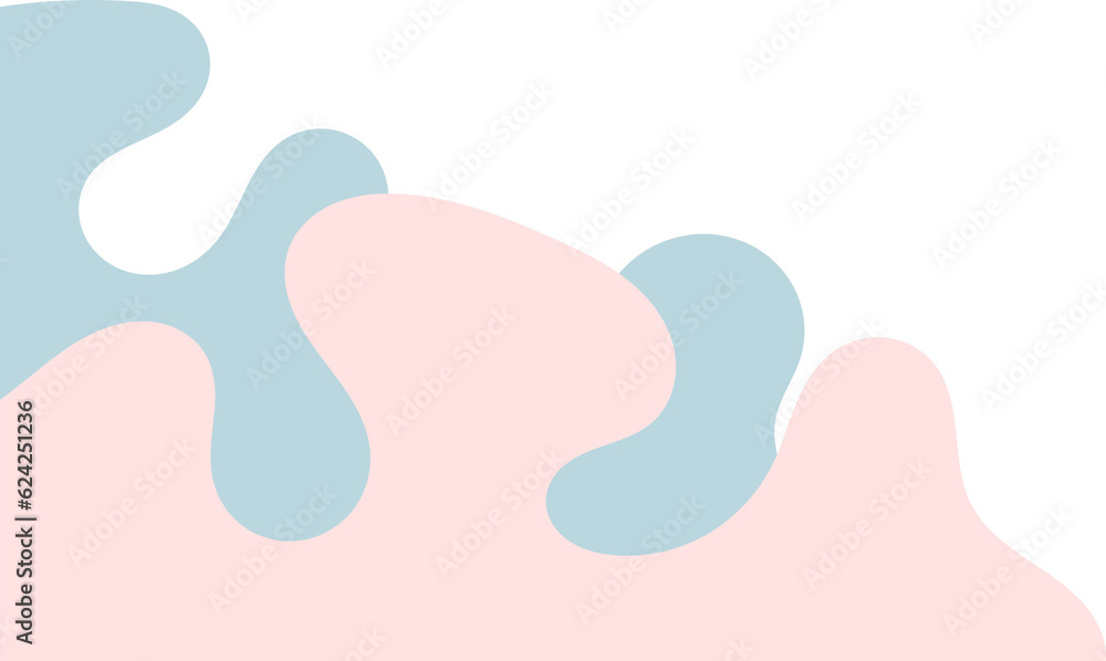 blue pink wavy corner. fluid corner illustration blue pink wavy corner. fluid corner illustration