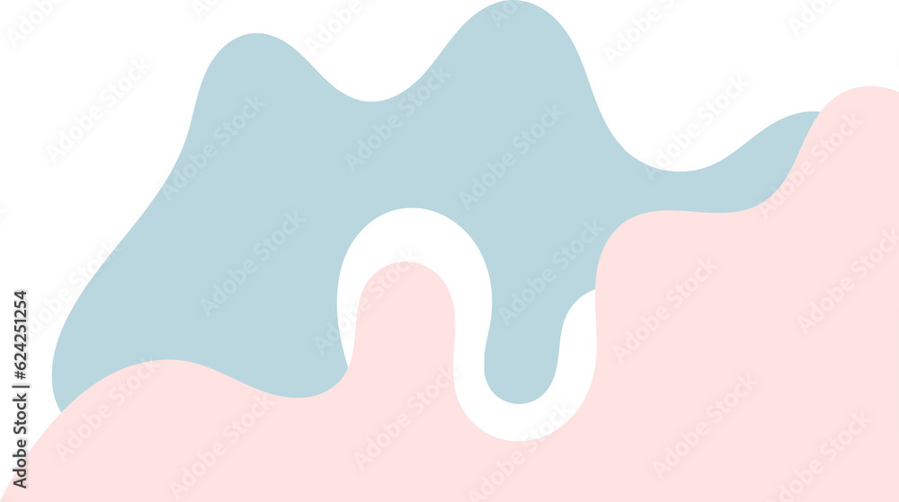 blue pink wavy corner. fluid corner illustration blue pink wavy corner. fluid corner illustration