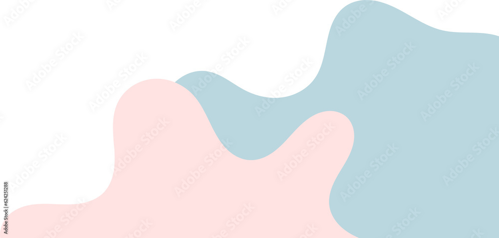 blue pink wavy corner. fluid corner illustration blue pink wavy corner. fluid corner illustration