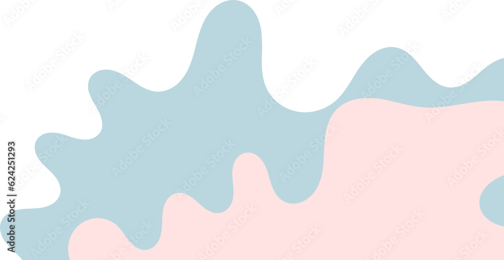 blue pink wavy corner. fluid corner illustration blue pink wavy corner. fluid corner illustration