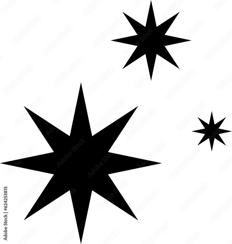 Shine icon, Star icon vector Shine icon, Star icon vector