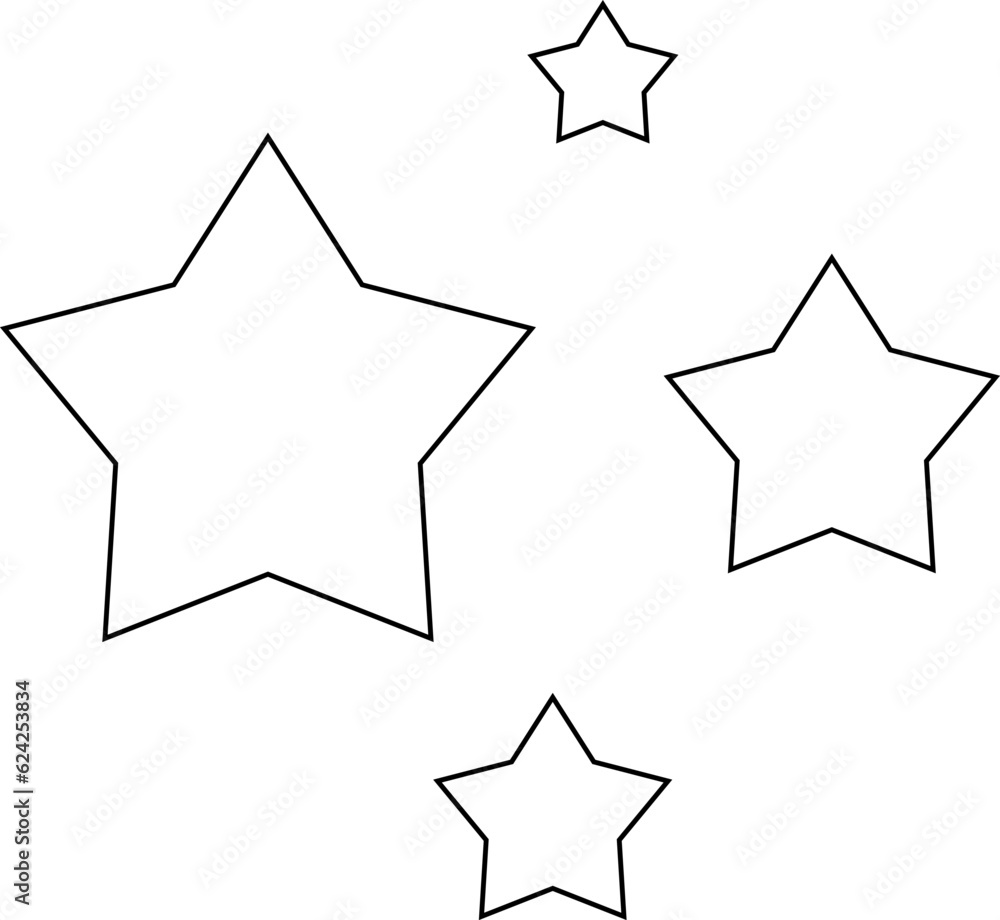 Obraz premium Shine icon, Star icon vector