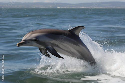 a dolphin jumping out of the water