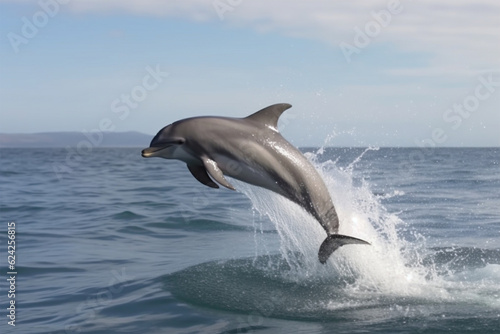 a dolphin jumping out of the water © imur