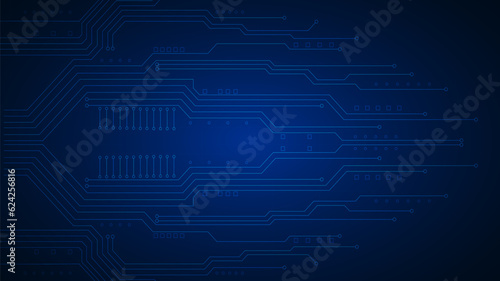 technology background with hi-tech digital data
