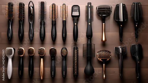 Tools of the Hairstylist in a Salon