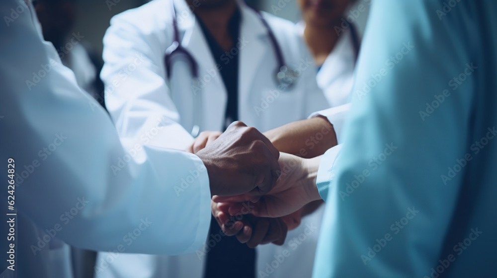 Doctors and Nurses Embracing the Teamwork Concept Doctors and Nurses Embracing the Teamwork Concept