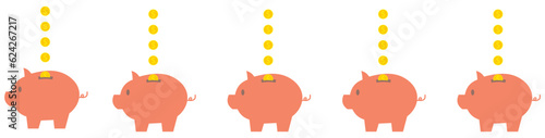 Piggy Bank and Coins - Investment