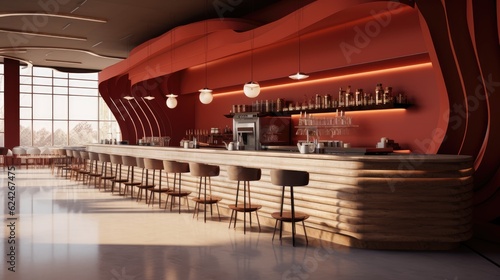 Cozy bar with stylish Indoor furniture design