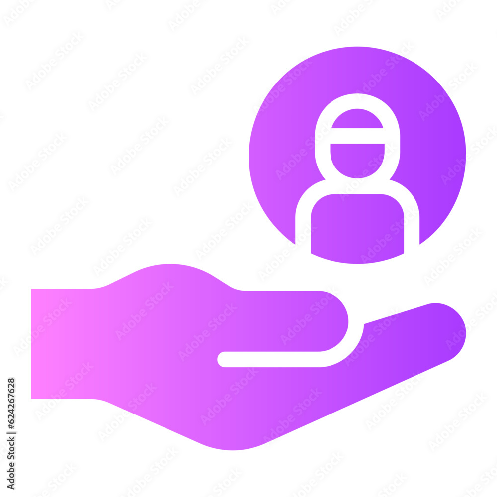 follower gradient icon follower gradient icon